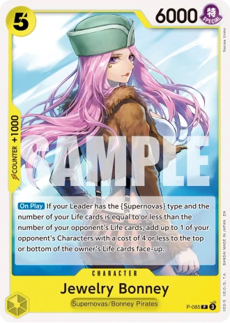 Jewelry Bonney (P-085) (Reprint) — One Piece Card The Best Vol.2(PRB02)