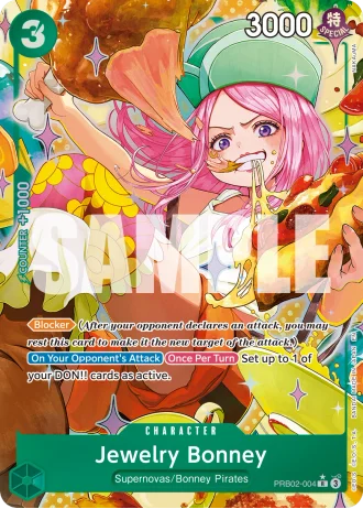 Jewelry Bonney (RB02-004) (Alternative Art) — One Piece Card The Best Vol.2(PRB02)