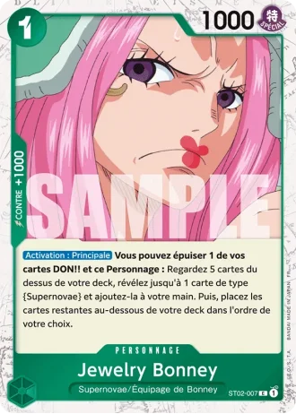 Jewelry Bonney (ST02-007) (Reprint) — ONE PIECE CARD THE BEST vol.2 (PRB02)