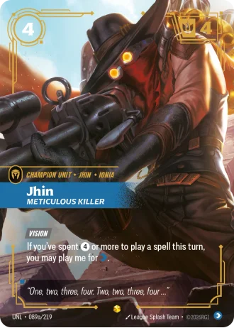 Jhin, Meticulous Killer #089a/219 — Unleashed