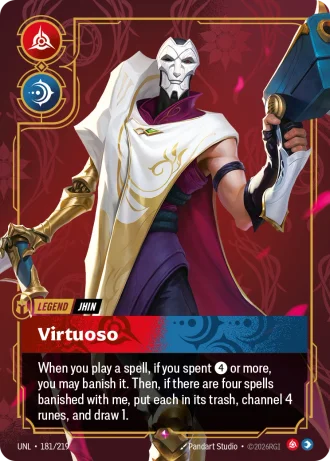 Jhin, Virtuoso #181/219 — Unleashed