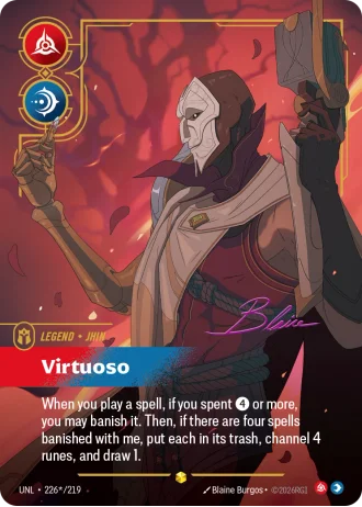Jhin, Virtuoso #226*/219 — Unleashed