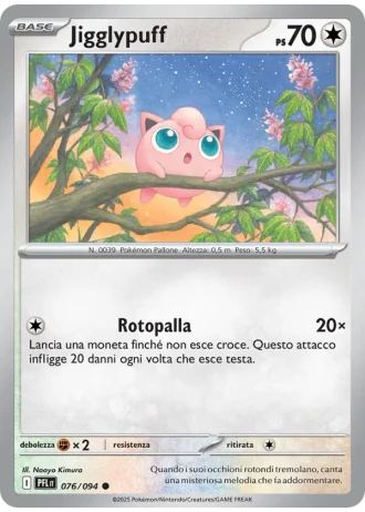 Jigglypuff #076 — Flamme Spettrali