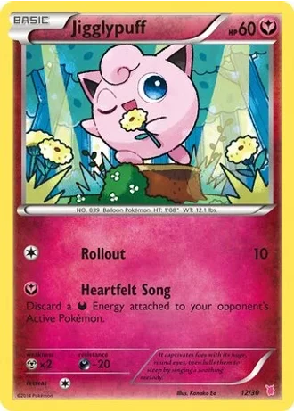 Jigglypuff #12 — XY trainer Kit (Wigglytuff)