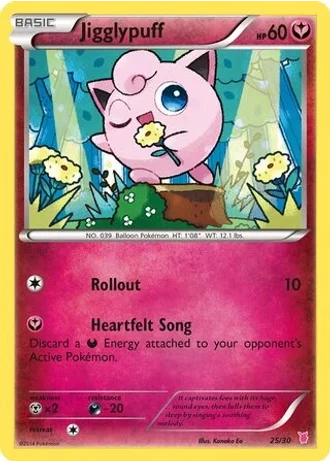 Jigglypuff #25 — XY trainer Kit (Wigglytuff)