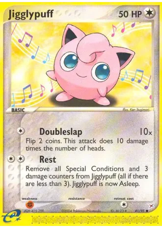 Jigglypuff #41/95 — EX Team Magma vs Team Idro