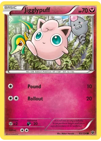 Jigglypuff #65/124 — Fates Collide