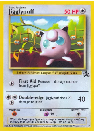 Jigglypuff #7 — Wizards Promos