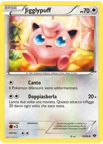 Jigglypuff #78/99 — Destini Futuri