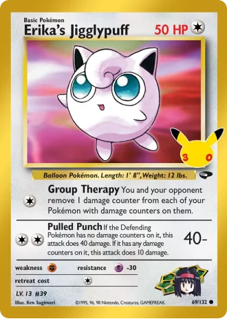 Jigglypuff di Erika #69/132 — Collezione Classica (30° Anniversario)