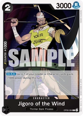 Jigoro of the Wind (OP06-084) — Wings of the Captain (OP06)