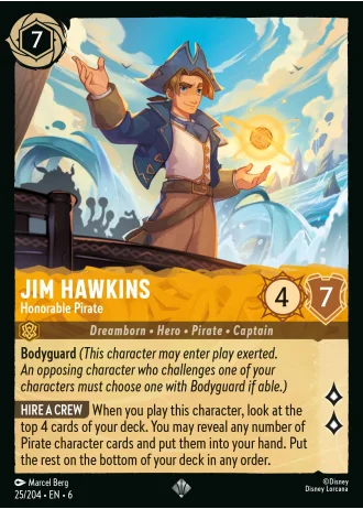 Jim Hawkins - Honorable Pirate #25/204 — Azurite Sea