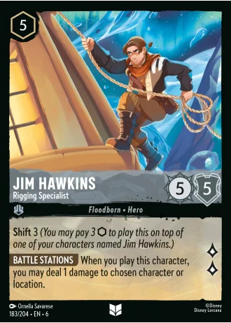 Jim Hawkins - Rigging Specialist #183/204 — Azurite Sea