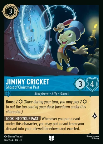 Jiminy Cricket - Ghost of Christmas Past #146/204 — Winterspell
