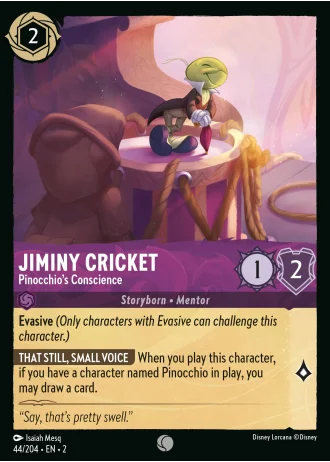 Jiminy Cricket - Pinocchio's Conscience #44/204 — Rise of the Floodborn