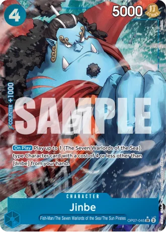 Jinbe (OP07-045) (Alternative Art) — 500 Years in the Future (OP07)