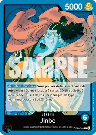 Jinbe (OP14-040) — Les Sept de la Mer d'Azur (OP14-EB04)