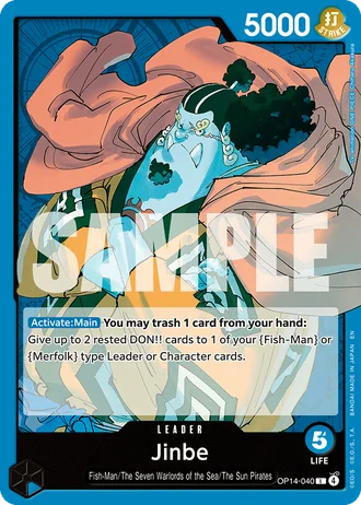 Jinbe (OP14-040) — The Azure Sea's Seven (OP14-EB04)
