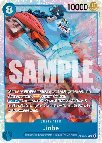Jinbe (OP14-049) — The Azure Sea's Seven (OP14-EB04)