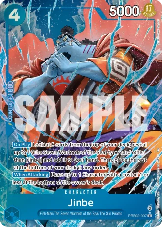 Jinbe (RB02-007) (Alternative Art) — One Piece Card The Best Vol.2(PRB02)
