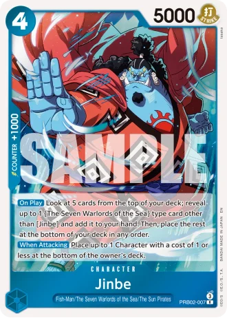 Jinbe (RB02-007) (Pirate Foil) — One Piece Card The Best Vol.2(PRB02)