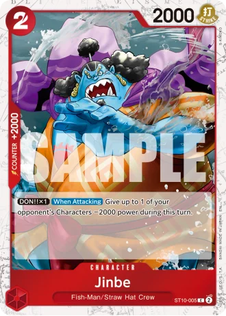 Jinbe (ST10-005) (Pirate Foil) — One Piece Card The Best Vol.2(PRB02)