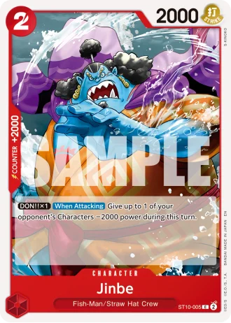 Jinbe (ST10-005) (Reprint) — One Piece Card The Best Vol.2(PRB02)