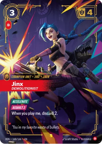 Jinx, Demolitionist #168/166 — Vendetta