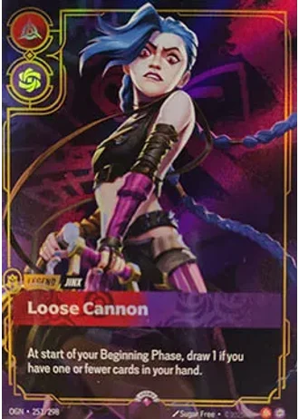 Jinx, Loose Cannon #251/298 — Organized Play Promos