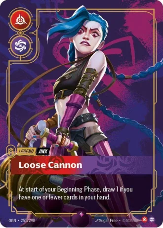 Jinx, Loose Cannon (Metal) (Best Of) #251/298 — Organized Play Promos