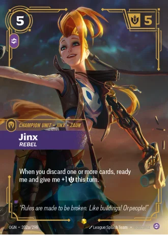 Jinx, Rebel #202a/298 — Origins