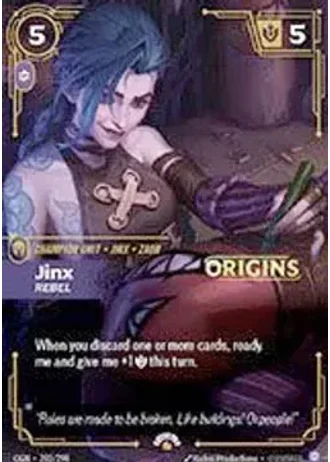 Jinx, Rebel #202/298 — Organized Play Promos