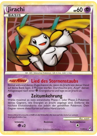 Jirachi #11/95 — Ruf der Legenden