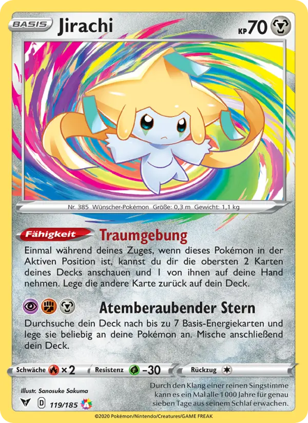 Jirachi #119 — Farbenschock