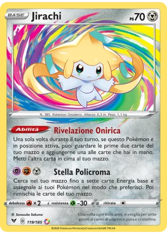 Jirachi #119 — Voltaggio Sfolgorante