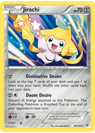 Jirachi #42/108 — Roaring Skies