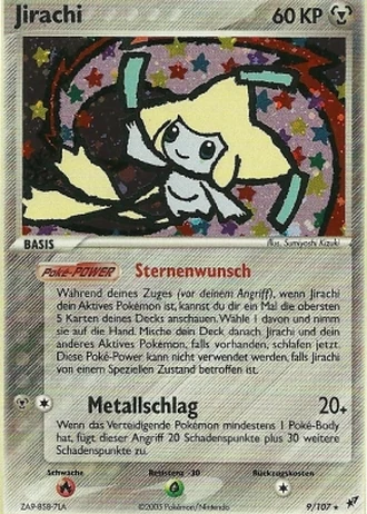 Jirachi #9/107 — EX Deoxys