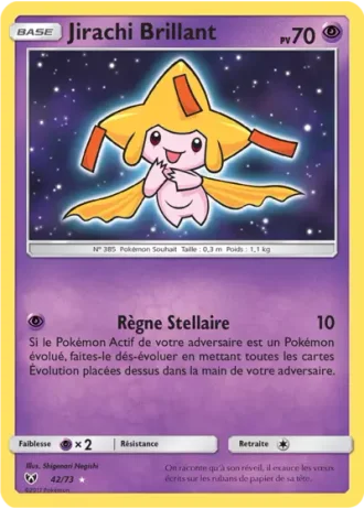 Jirachi Brillant #42/73 — Légendes Brillantes