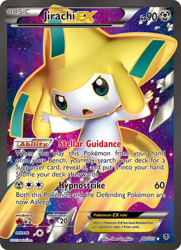 Jirachi EX #98 — Plasma Blast