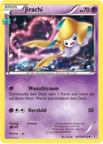 Jirachi RC13/32 — Radiant Collection (Generationen)