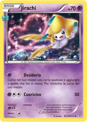 Jirachi RC13/32 — Radiant Collection (Generazioni)