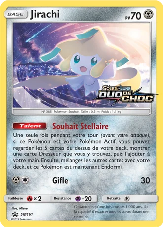 Jirachi SM161 — Soleil & Lune Promos