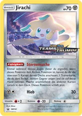 Jirachi SM161 — Sonne & Mond Promos