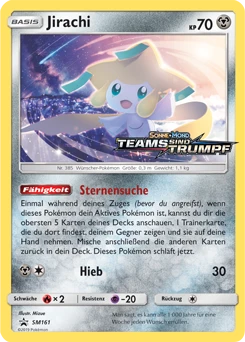 Jirachi SM161 — Sonne & Mond Promos