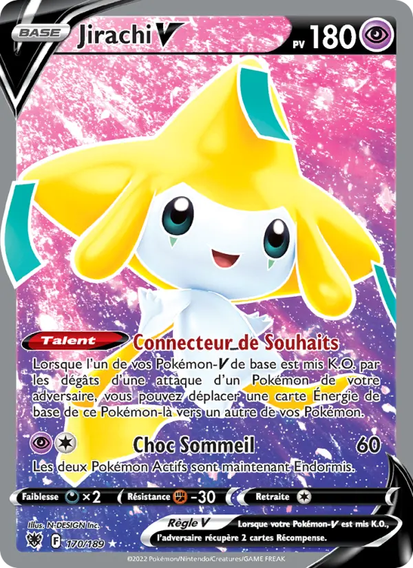 Jirachi V #170 — Astres Radieux