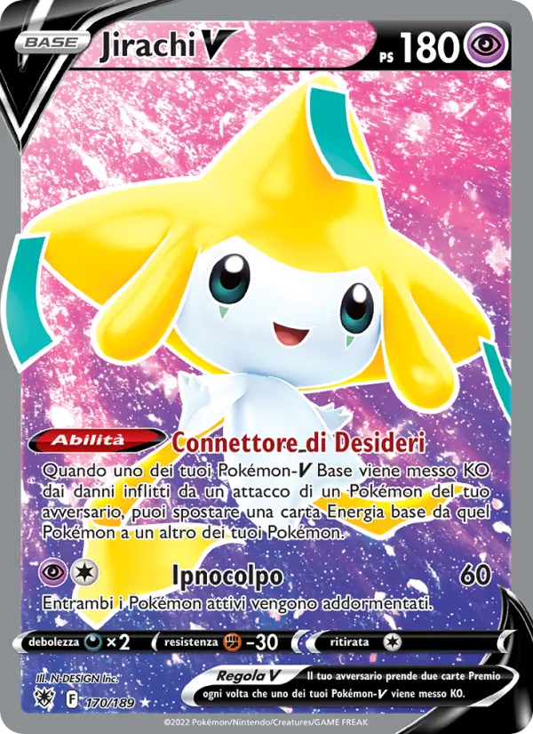 Jirachi V #170 — Lucentezza Siderale