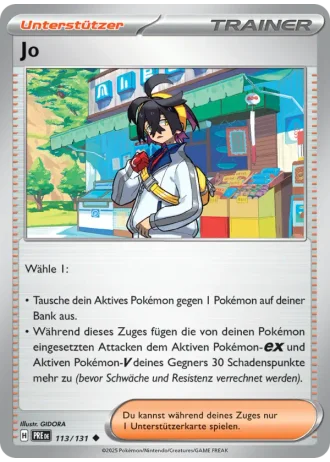 Jo #113/131 — Prismatische Entwicklungen