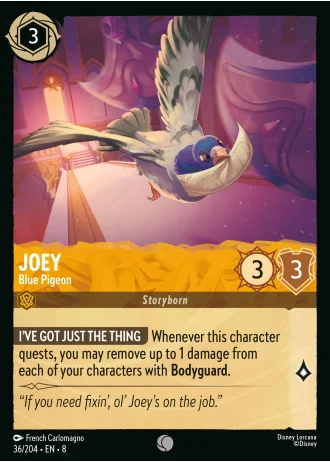 Joey - Blue Pigeon #36/204 — Reign of Jafar