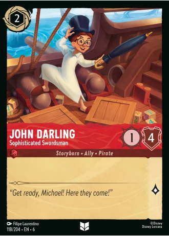 John Darling - Sophisticated Swordsman #118/204 — Azurite Sea