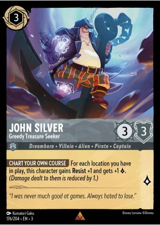 John Silver - Greedy Treasure Seeker #176/204 — Into the Inklands